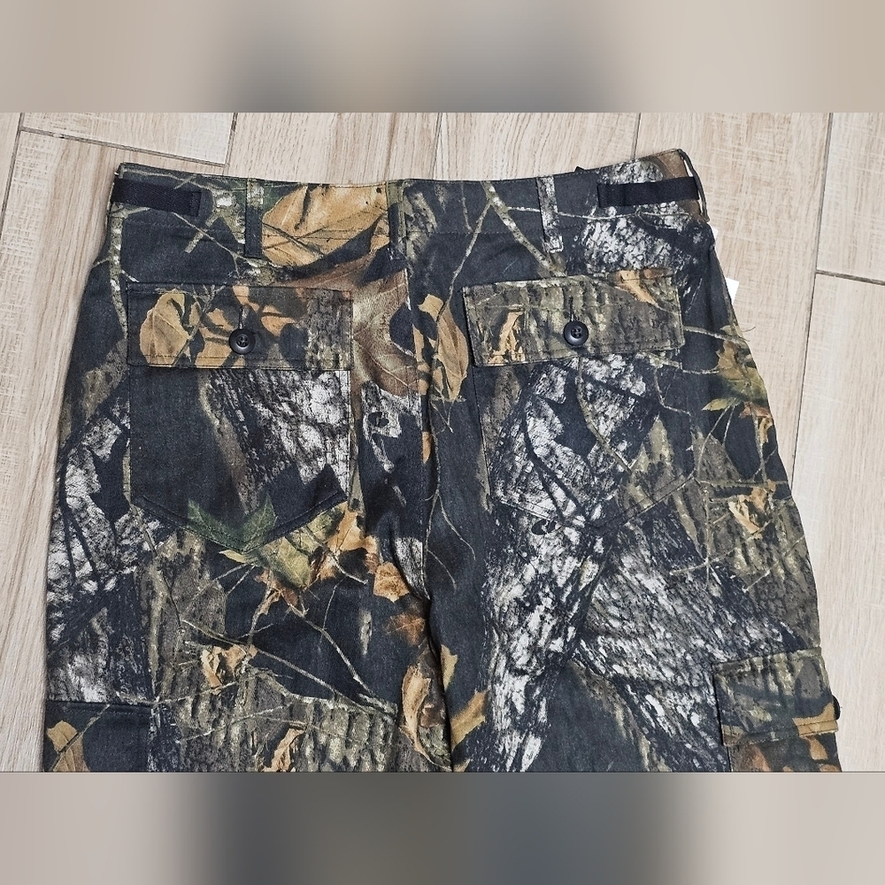 Mossy Oak Camo Cargo Pants Mens 34 Camouflage Outdoor Bowhunt Breakup - Picture 5 of 12